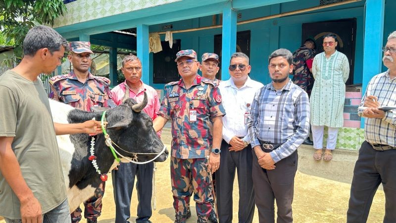 স্বর্ণা দাসকে ছাড়া পরিবারের প্রথম নববর্ষ; বিজিবির মানবিক সহায়তা